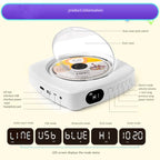 Kecag KC-609 Wall Mounted Home DVD Player Bluetooth CD Player, DVD/CD+Connectable TV  + Plug-In Version, CD Version+ Not Connected to TV+ Plug-In Version, CD Version +Not Connected to TV + Charging Version, CD Version +                                 ...