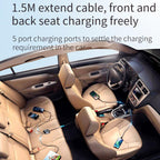 SC03 76W Output PD / QC3.0 Fast Charge Extended Car Charger, SC03