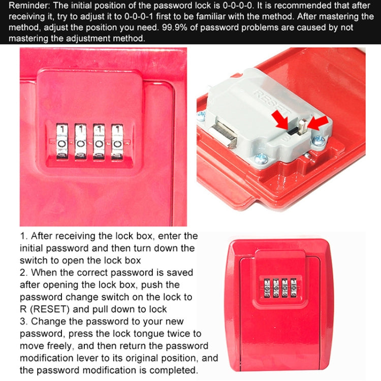 G12 Nail Free Installation Password Key Storage Box
