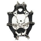 1 Pair 19 Teeth Anti-Slip Ice Gripper Hiking Climbing Chain Shoes Covers, 19 Teeth Size:L(Black), 19 Teeth Size:L(Orange), 19 Teeth Size:XL(Black), 19 Teeth Size:XL(Orange)