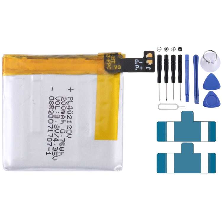 220mAh PL402022H Li-Polymer Battery Replacement For Huami Amazfit GTS 2/GTS 2 Mini A2010, 380mAh EB-BR760ABE, 236mAh EB-BR500ABU, 340mAh  EB-BR820ABY, 472mAh EB-BR800ABU, 247mAh EB-BR830ABY, 270mAh EB-BR170ABU, 250mAh EB-BR720ABE, 330mAh EB-BR840ABY   ...