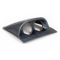 Car 52mm 2 Holes Dash Gauge Meter Pod Mount Holder, 2 Holes, Carbon Fiber, 2 Holes, Black