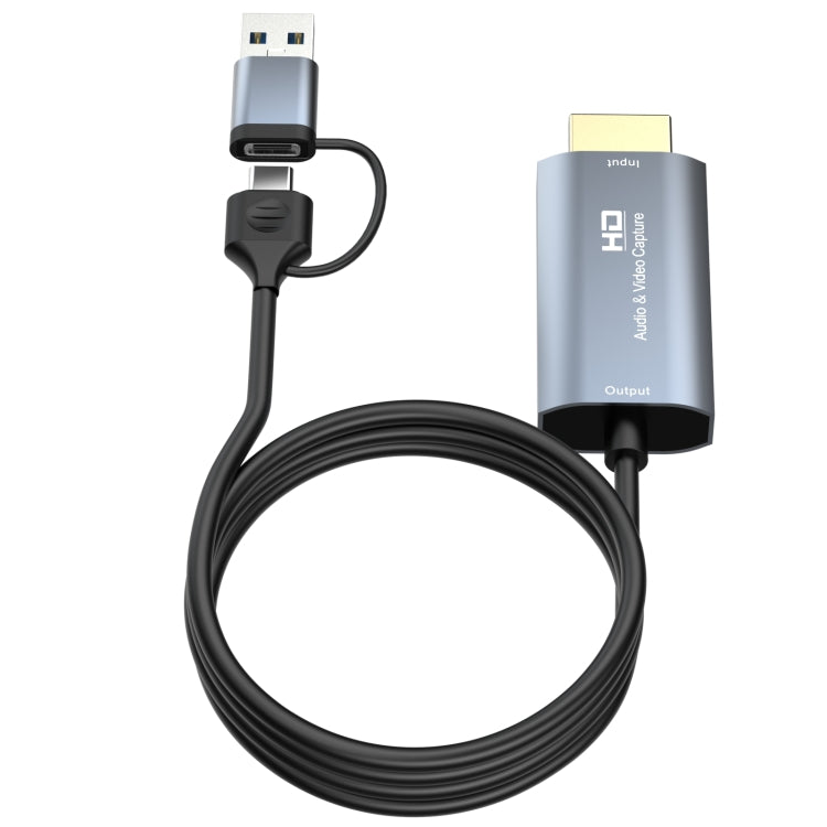 Z36 HDMI/M to USB-Type C/M HD Video Capture Card, Length: 2m, Z36