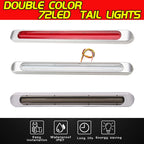 2 PCS 72LEDs Two-color Brake Turn Tail Light