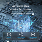 ORICO HM2-G2-BK M.2 NVMe SSD Enclosure, HM2-G2-BK