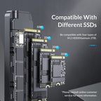 ORICO HM2-G2-BK M.2 NVMe SSD Enclosure, HM2-G2-BK