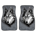 2 in 1 Universal Printing Auto Car Floor Mats Set, C0161GO, C0162GO, C0163GO, C0164GO, C0165GO, C0166GO, H10868GO, 3132GO, 4475GO, 4500GO, 5080GO, CC3220GO, White Wolf, Scarred Wolf, Grey Wolf, Black-White Flowers, Red-White Flowers, Black-Yellow Flowers