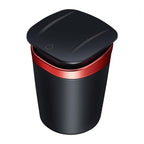 Car Portable Metal Ashtray Built-in LED, Portable Red, Portable Black, Portable Silver
