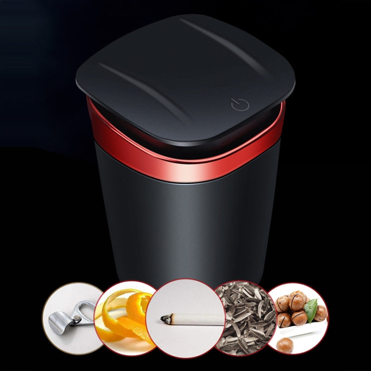 Car Portable Metal Ashtray Built-in LED, Portable Red, Portable Black, Portable Silver