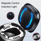 Car Portable Metal Ashtray Built-in LED, Portable Red, Portable Black, Portable Silver