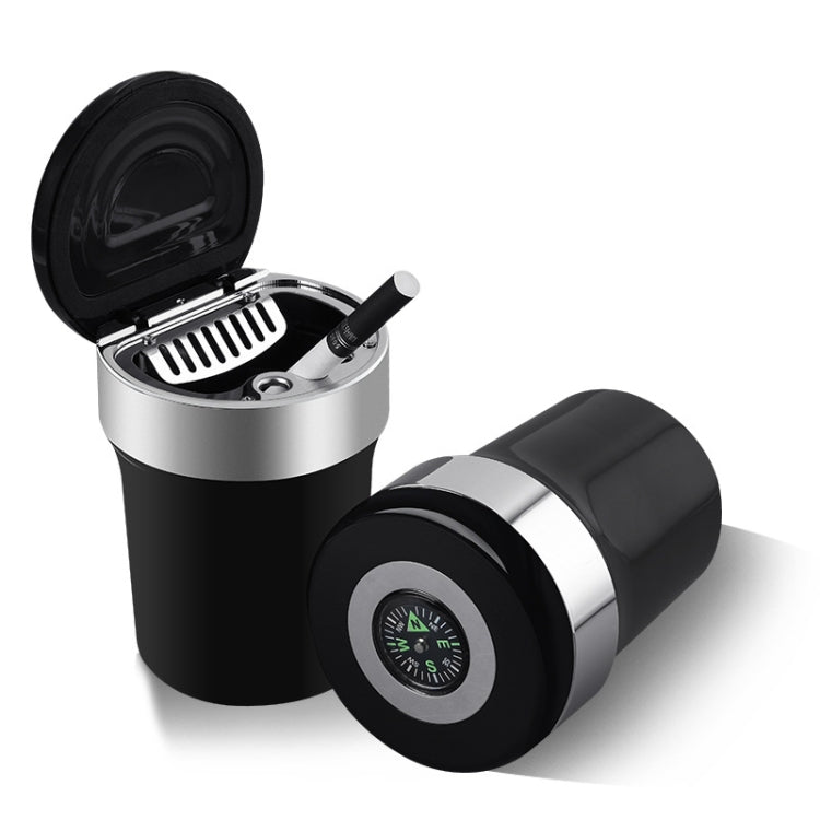 Car Compass Ashtray Built-in LED, Car Compass Ashtray