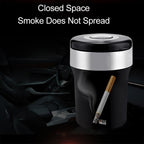 Car Compass Ashtray Built-in LED, Car Compass Ashtray