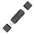 ADS-218 8 Pin+USB+Type-C Multi-function Card Reader