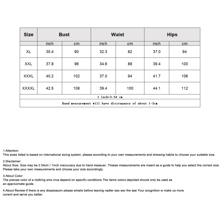 Sexy Plus Size Printed Split High Waist Bikini Swimsuit, XL, XXL, XXXL, XXXXL