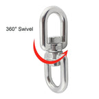 8mm 304 Stainless Steel Universal Rotating Ring, 4mm, 5mm, 6mm, 8mm, 10mm