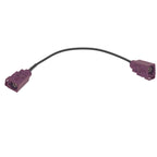 20cm Fakra D Female to Fakra D Female Extension Cable, Fakra D Female to Fakra D Female