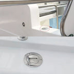 Stainless Steel Yacht Universal Fuel Filler, 1-1/2 inch, 2 inch