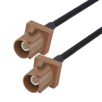 20cm Fakra F Male to Fakra F Male Extension Cable, Fakra F Male to Fakra F Male