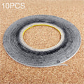 10 PCS Double Sided Adhesive Sticker Tape for Phone Touch Panel Repair, Length: 50m, 1mm, 2mm