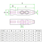 316 Stainless Steel Cone Terminal Cable Connector, M5 x 3, M6 x 4, M6 x 5, M8 x 6