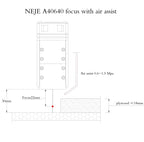 NEJE MASTER 3 Plus Laser Engraver with A40640 Laser Module, MASTER 3 Plus with A40640 (EU Plug), MASTER 3 Plus with A40640 (US Plug)