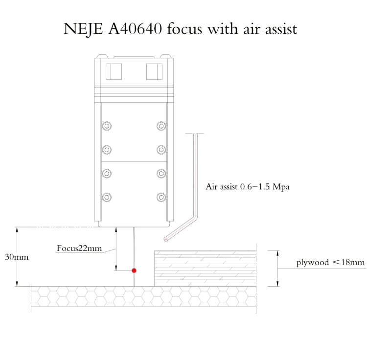 NEJE MASTER 3 Plus Laser Engraver with A40640 Laser Module, MASTER 3 Plus with A40640 (EU Plug), MASTER 3 Plus with A40640 (US Plug)