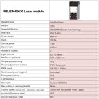 NEJE MASTER 3 Plus Laser Engraver with N40630 Laser Module, MASTER 3 Plus with N40630 (EU Plug), MASTER 3 Plus with N40630 (US Plug)
