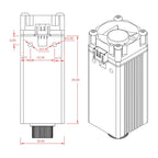 NEJE N30610 2.5W 450nm Laser Engraver Module Kits, N30610