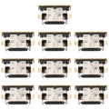 10 PCS Charging Port Connector, For Huawei Nova 7 5G/Honor 30, For Huawei Nova 8 Pro 5G/Honor V40 5G, For Xiaomi Pad 5/Pad 5 Pro/Redmi Note 11E Pro, For Xiaomi Redmi 10C/Redmi 10 India/Redmi Note 11E/Redmi Note 11S                                      ...