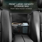 2 PCS Car Center Console Hanging Bag Sheepskin Leather Storage Bag