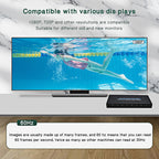 NK-818 HDMI 8x1 Multi-Viewer Supports Seamless Switch 1080P, US Plug, NK-818, US Plug