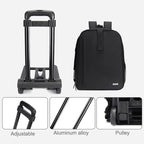 CADeN D6 V Camera Backpack Shoulders Drawbar Nylon Camera Bag, D6 V 32 x 18 x 43cm