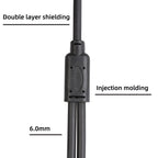 XK303MMF-10  3pin XLR Female to Dual XLR  Male Audio Cable, Length: 1m, XLR F to 2 x XLR M
