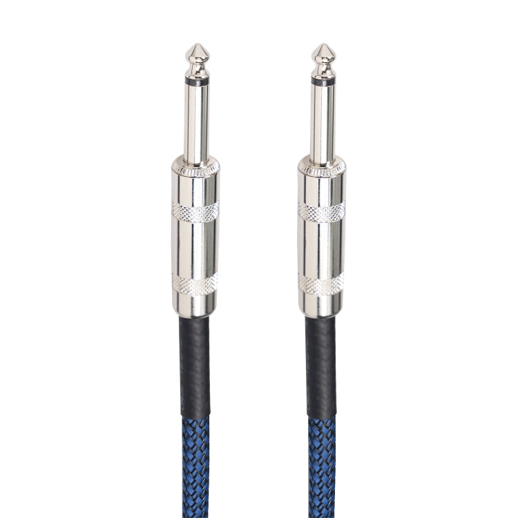 TC048BL 6.35mm Plug Male to Male Electric Guitar Mono Audio Cable, 1.8m, 3m, 5m, 10m