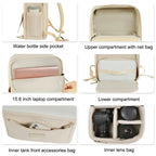 CADeN Multifunctional Photography Shoulders Digital Bag Portable Camera Backpack, 28.5 x 14 x 42cm