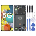 Original LCD Screen and Digitizer Full Assembly with Frame, For Samsung Galaxy A51 5G, For Samsung Galaxy Galaxy F22