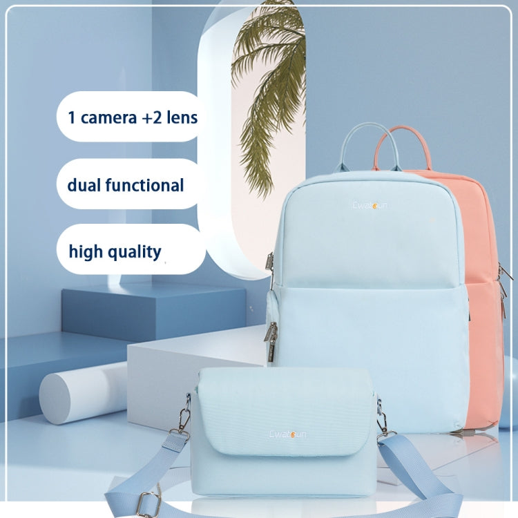 Cwatcun D75 Camera Backpacks Large Shockproof Cameras Lens Bags, 37 x 30 x 17cm, 42 x 30 x 17cm