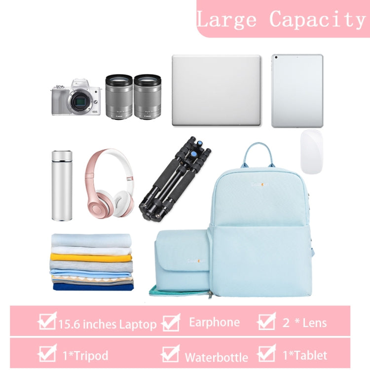 Cwatcun D75 Camera Backpacks Large Shockproof Cameras Lens Bags, 37 x 30 x 17cm, 42 x 30 x 17cm