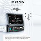 9901 7 inch Car  Retractable MP5 Player Supports FM & Mobile Phone Internet, 9901