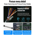 PD240W 40Gbps USB4 Fast Charging Data Cable, 0.5m, 1m, 1.5m, 2m