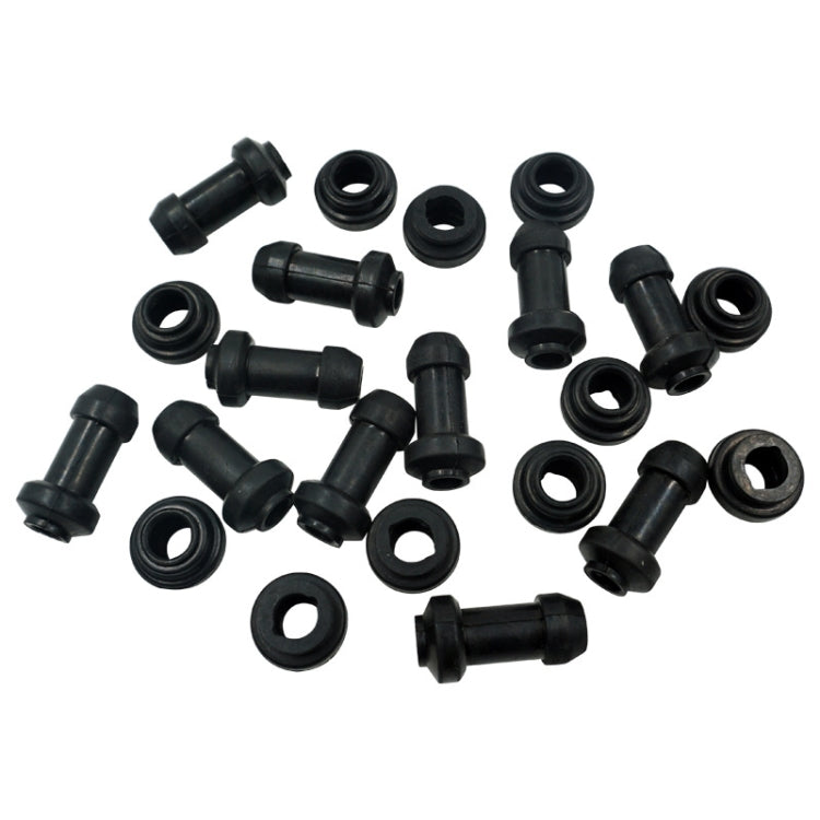 20 Sets Motorcycle Scooter Brake Upper Lower Pump Caliper Shock Absorber Sleeve Dust Covers, Shock Absorber Sleeve
