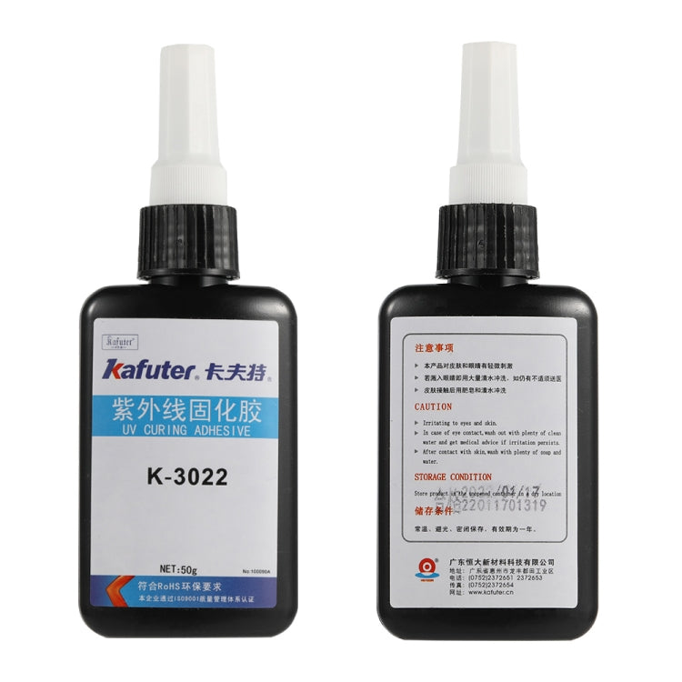Kafuter K-3022 UV Light Curing Adhesive, Kafuter K-3022