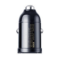 ROCK C13-F H18 Mini Portable Dual Port USB + USB-C / Type-C Car Fast Charger, C13-F H18 Mini