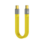 100W 40Gbps USB-C/Type-C to USB-C/Type-C FPC Flexible Data Cable, Length: 13.8cm, 40Gbps USB-C/Type-C to USB-C/Type-C