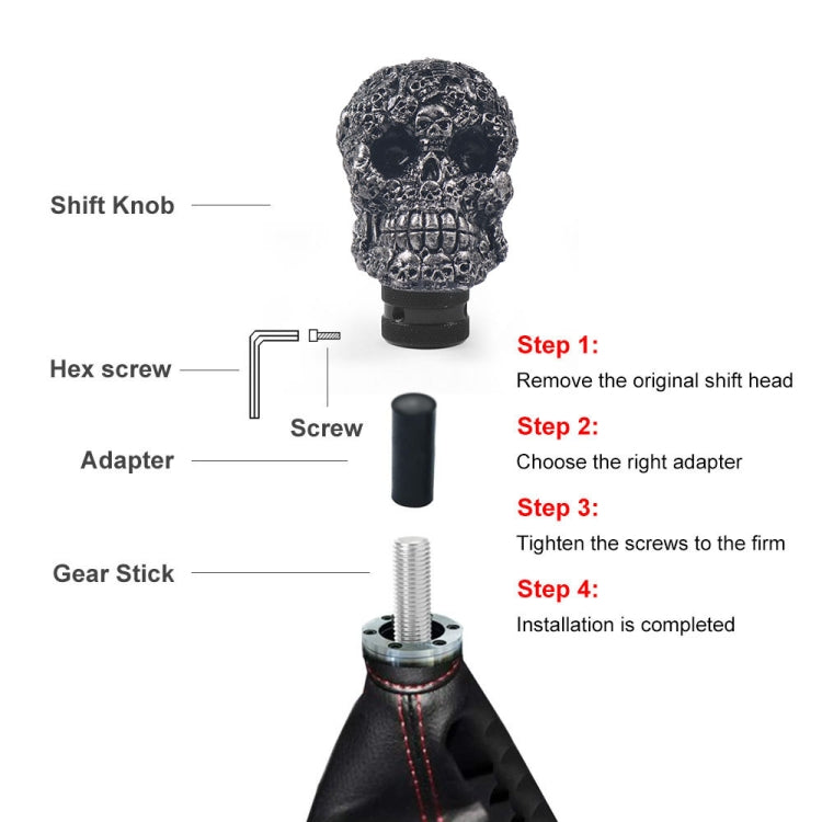 Car Skull Manual Shift Lever Gear Head