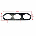 2 in 1 Universal Car Rear Bumper Air Diversion Diffuser Panel, Air Diversion Diffuser Panel