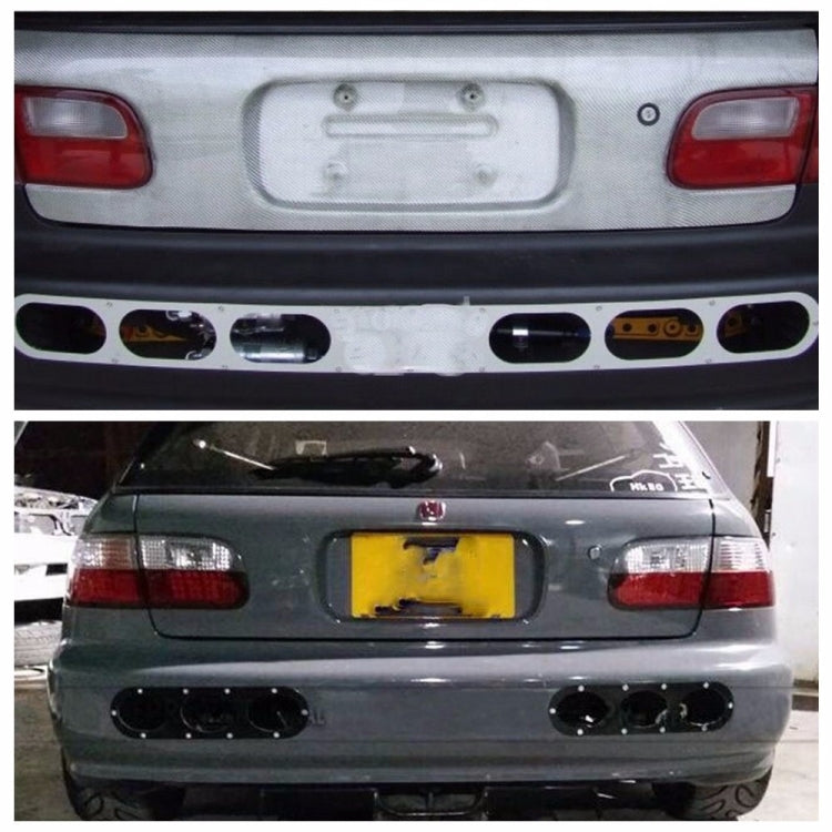 2 in 1 Universal Car Rear Bumper Air Diversion Diffuser Panel, Air Diversion Diffuser Panel