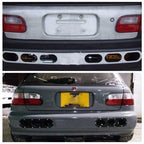 2 in 1 Universal Car Rear Bumper Air Diversion Diffuser Panel, Air Diversion Diffuser Panel