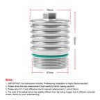 For Audi Car DSG-6 DQ250 Cool Flow Aluminum Oil Filter Housing 02E305045, For Audi