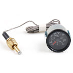 52mm Pointer Mechanical Water Temperature Gauge with Sensor, 2mm Pointer Water Temperature Gauge